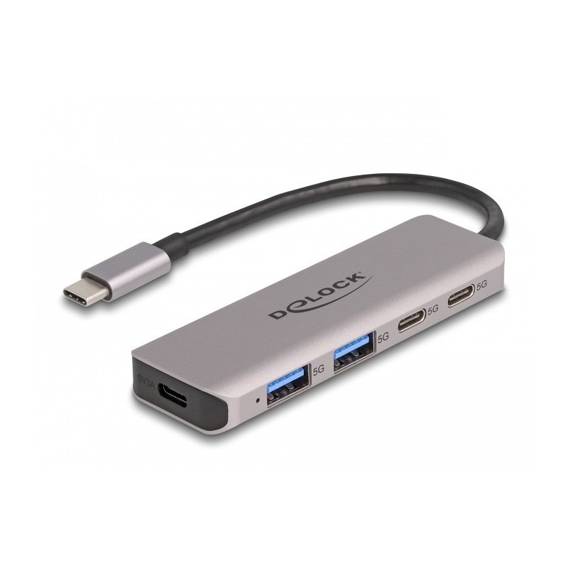 USB 5 Gbps 2 Port Type-C und 2 Typ-A Hub mit